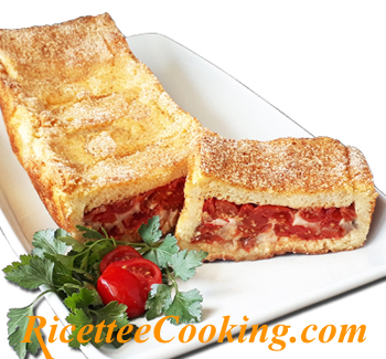 Plumcake di pancarr&egrave; alla caprese